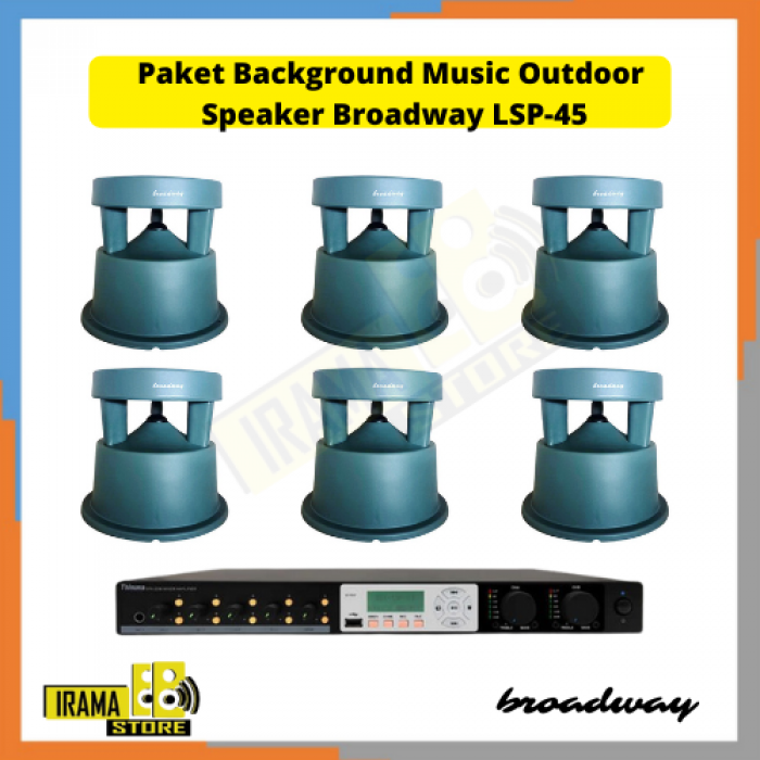 Paket Speaker Outdoor Taman Broadway - 6 Speaker
